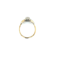 Load image into Gallery viewer, Vintage 14K Gold .41ct Transitional Cut Diamond Engagement Ring