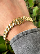 Load image into Gallery viewer, Heavy 18K Yellow Gold Miami Cuban Link Unisex Bracelet - 8&quot;