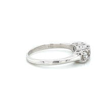 Load image into Gallery viewer, Classic 14K White Gold 3 Stone .55ctw SI Diamond Stackable Ring