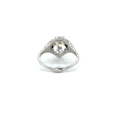 Load image into Gallery viewer, Antique BELAIS 18K White Gold .50ct Diamond Ring