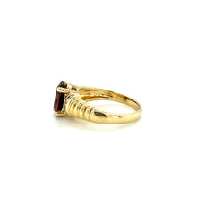 Load image into Gallery viewer, 14k Yellow Gold Pink Tourmaline and Diamond Ring