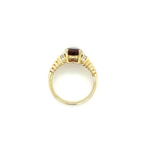 Load image into Gallery viewer, 14k Yellow Gold Pink Tourmaline and Diamond Ring