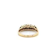 Load image into Gallery viewer, 14K Yellow Gold Sapphire and Diamond Baguette Band
