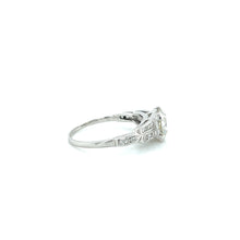 Load image into Gallery viewer, Platinum Art Deco 1.25ct Old European Diamond Engagement Ring