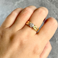 Load image into Gallery viewer, 18K Yellow Gold / Platinum .50ct Old Euro Cut Diamond Ring