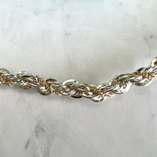 Load image into Gallery viewer, Retired Tiffany &amp; Co. 925 Silver / 18K Gold Twisted Rope Necklace