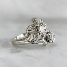 Load image into Gallery viewer, 14K White Gold .82ctw VS Diamond Bunny Rabbit Ring