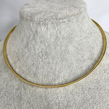 Load image into Gallery viewer, 14K Yellow Gold 16&quot; Heavy Omega Choker Necklace