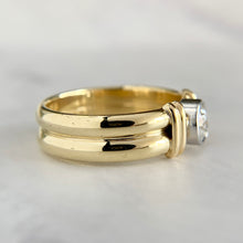 Load image into Gallery viewer, 18K Yellow Gold / Platinum .50ct Old Euro Cut Diamond Ring