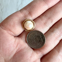 Load image into Gallery viewer, 14k Yellow Gold Akoya Pearl Earrings