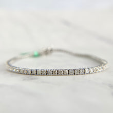 Load image into Gallery viewer, 14K White Gold 2.01ctw Diamond Tennis Bracelet - 7&quot;