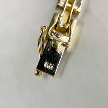 Load image into Gallery viewer, 14K Two-Tone .30ctw Diamond Panel Tennis Bracelet