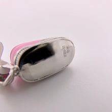 Load image into Gallery viewer, 14K Pink Enamel Diamond Sneaker Pendant Charm
