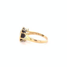 Load image into Gallery viewer, 14K Yellow Gold Emerald Cut Smoky Quartz Ring