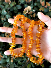 Load image into Gallery viewer, Natural Baroque Baltic Amber String Necklace - 26&quot;